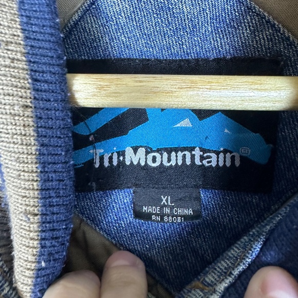 Vintage Relay For Life American Cancer Society Denim Bomber Varsity Jacket XL - Picture 8 of 9